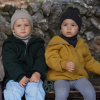 wełniana czapka i komin dla dziecka merino