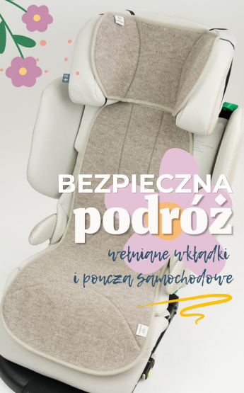 Wkładki wełniane do fotelików